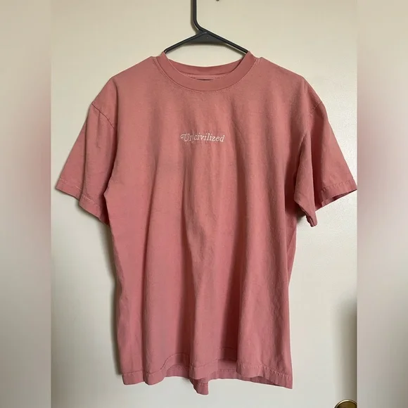 Uncivilized Peach Graphic Tee - Picture 2 of 4